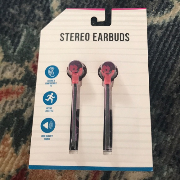Stereo Floral Print Earbuds - Picture 1 of 5